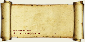 Miljana Stojadinović vizit kartica